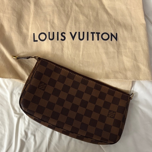 Louis Vuitton pochette accessories Damier ebene - Picture 1 of 7